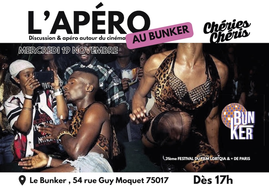 flyer Apéro Chéries-Chéris au Bunker le 19/11
