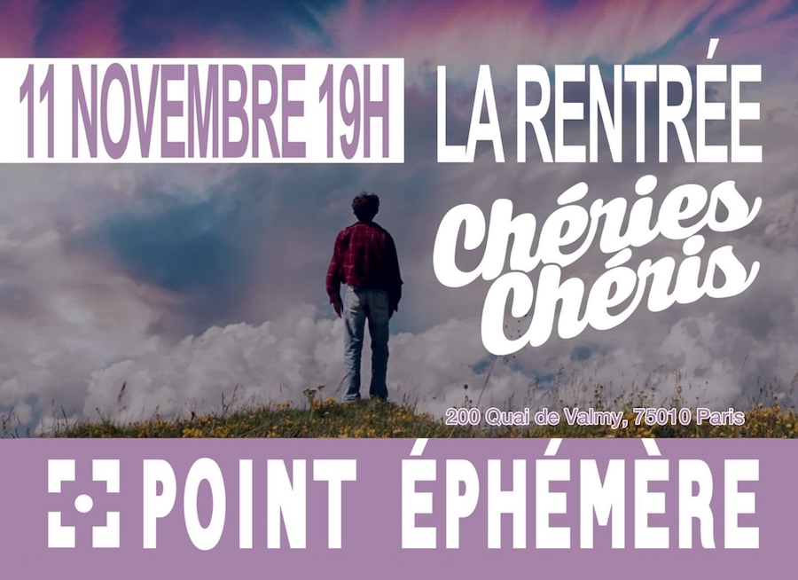 Flyer soirée « La rentrée » au Point Ephémère, Paris